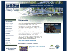 Tablet Screenshot of bothellchamber.com